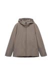 Куртка Mango Waterproof jacket, Brown - фото 5