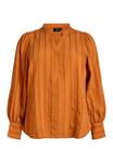 Блуза Zizzi MIT LÄNGSSTREIFEN, Pumpkin Spice/Orange - фото