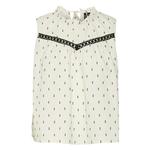 Блуза Vero Moda Lulu Dobby, бежевый - фото