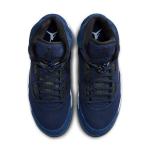 Кроссовки Air Jordan 5 Retro 'Midnight Navy', синий - фото 3
