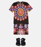 Хлопковые шорты с принтом Dolce&Gabbana, мультиколор - фото 2