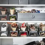 Органайзер для обуви, серый, 14x14x24 см, MURVEL IKEA - фото 4