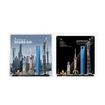LIGHT YOUR BRICKS Compatibility Building Block Skyline Dual View Photo Frame Display Case Model Accessories LYB - фото 2