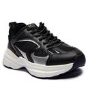 Кроссовки женские Joop! кожаные спортивные, черный - фото