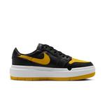 Кроссовки 1 elevate low 'black yellow ochre' Air Jordan, черный - фото 2