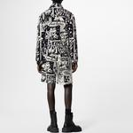 Мужская куртка Louis Vuitton, черный/белый - фото 3