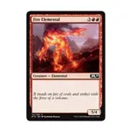 CCG Элементаль огня (С), MTG - Core Set 2019 - фото