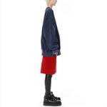 Свитшот унисекс темно-синий WE11DONE - фото 4