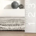 Коврик для помещений и улицы Kris Transitional Diamond nuLOOM, 122x183 см, серый - фото 2