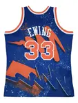 Топ NBA Knicks 1991 Patrick Ewing Hyper Hoops Swingman Mitchell & Ness, синий - фото 2