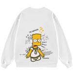 The Simpsons Толстовка унисекс «Симпсоны», Черный - фото 3