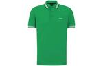 Футболка поло мужская зеленая HUGO BOSS - фото