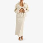 Куртка из веганской кожи Mistress Rocks, бежевый - фото 2