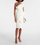Платье миди Bridal Rhythm с оборками Maticevski, белый - фото 2