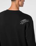 Свитер Plein Sport Sweatshirt Barcode, черный - фото 4