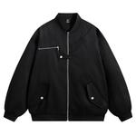 Куртка Unisex Dnnnnx, черная (с флисовой подкладкой и утепленная) - фото 2