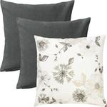 Наволочка Erwin Müller 3er-Pack 208814, антрацит - 50 х 50 см - фото