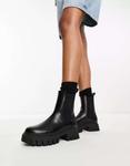 Черные массивные ботинки челси ASOS Anthem - фото 3