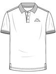 Футболка поло Kappa, белый - фото