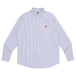 Рубашка Human Made Stripe Oxford Shirt, синий - фото