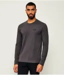 Лонгслив slim fit Ea7, графитовый - фото