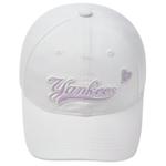 MLB Хлопковая бейсболка детская белая, White - фото 3