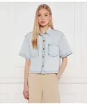 Джинсовая рубашка Relaxed fit Guess Jeans, синий - фото