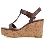 Босоножки на танкетке Matildaa Journee, коричневый - фото 5