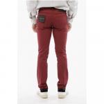 ID LUXURY DENIM Тон-в-тон вышитые джинсы Corneliani, Red - фото 2