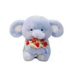 PUDOWRABBIT Плюшевая кукла Hug Rose Elephant высотой 30 см - фото 4