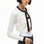 Трикотажная женская белая футболка Alexander Wang - фото 6