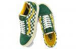 Обувь для скейтбординга Vans Old Skool унисекс, Green, white, yellow - фото 3