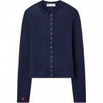 Кашемировый свитер женский Tory Burch, marine синий - фото