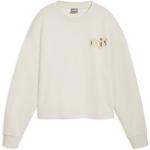 Толстовка ess+ class act crew fl Puma, цвет alpine snow - фото