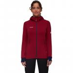 Куртка женская с капюшоном taiss light ml Mammut, красный - фото 2