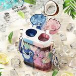 Stitch Series Dual Drink Straw Plastic Water Cup Disney, Stitch (Cup Brush+Straw Brush) - фото 5