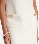 Мини-платье VGold Crepe Couture Valentino, белый - фото 5