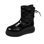 Зимние ботинки женские Take The Qin, черный - фото