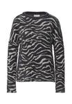 Топ Street One Studio Long sleeved top, Grau/Dark Grey - фото 4