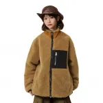 Флисовая куртка на молнии TORY BURCH, верблюжий цвет - фото 7