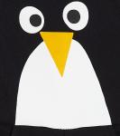 Хлопковый комбинезон с изображением пингвина Stella Mccartney Kids, черный - фото 3