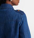 Джинсовый топ Valentino, Medium Blue Denim - фото 6