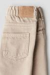 Джинсы из хлопкового денима H&M, бежевый - фото 2