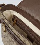 Сумка через плечо ophidia среднего размера с узором gg Gucci, бежевый - фото 4