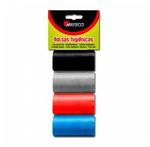 Гигиенические пакеты Nayeco, 4 рулона, разные цвета 4х20 мешков - фото