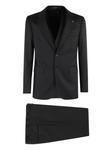 Костюм-тройка из шерсти Tagliatore, черный - фото