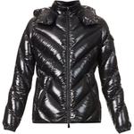 Пуховик женский черный Moncler - фото