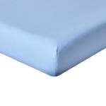 Простыня Homescapes синий, 160/200 см - фото