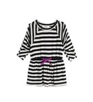 Детское платье в полоску черно-белое Splendid - фото