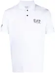 Рубашка поло с логотипом Ea7 Emporio Armani, белый - фото